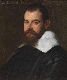 Portrait of Galileo Galilei, 1601. Creator: Santi di Tito (1536-1603)
