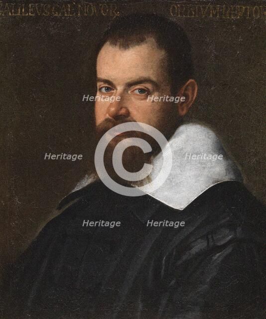 Portrait of Galileo Galilei, 1601. Creator: Santi di Tito (1536-1603).
