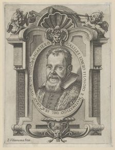 Portrait of Galileo Galilei, 1613. Creator: Francesco Villamena