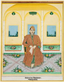 Portrait of Ganadhar Prasad, 1881. Creator: Unknown