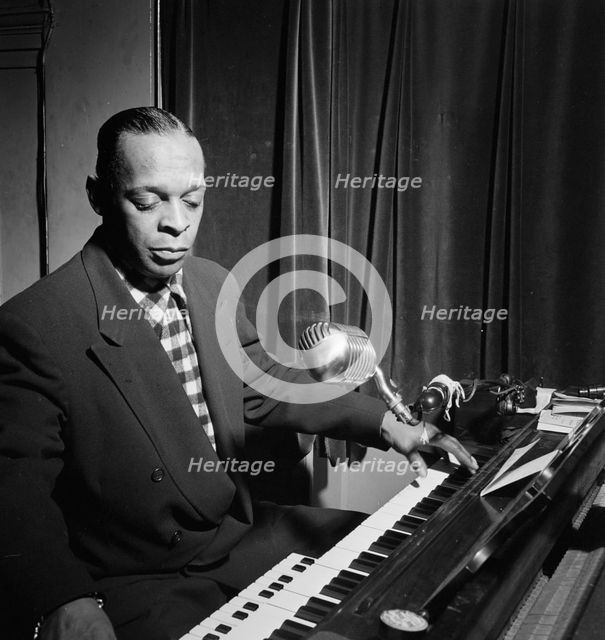 Portrait of Garland Wilson, New York, N.Y.(?), 1938. Creator: William Paul Gottlieb.