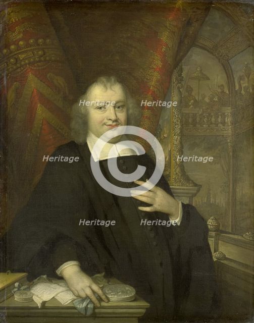 Portrait of Gaspar Fagel, Grand Pensionary of Holland after 1672, 1672-1700. Creator: Unknown.