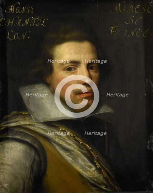 Portrait of Gaspard de Coligny III (1584-1646), Count of Châtillon sur Loing, c.1609-c.1633. Creator: Workshop of Jan Antonisz van Ravesteyn.