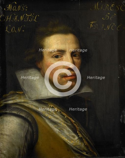 Portrait of Gaspard de Coligny III (1584-1646), Count of Châtillon sur Loing, c.1609-c.1633. Creator: Workshop of Jan Antonisz van Ravesteyn.
