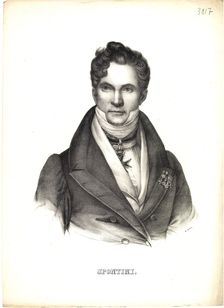 Portrait of Gaspare Spontini (1774-1851), 1810s