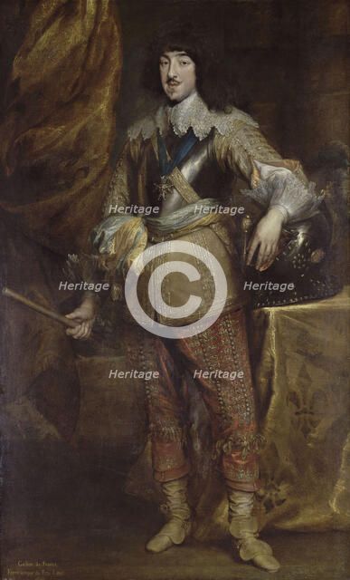 Portrait of Gaston of France, duke of Orleans (1608-1660). Artist: Dyck, Sir Anthony van (1599-1641)