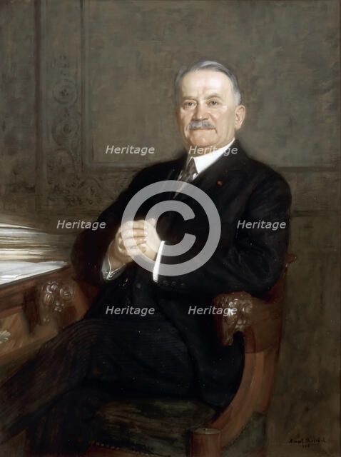 Portrait of Gaston Doumergue (1863-1937). Artist: Baschet, Marcel André (1862-1941)