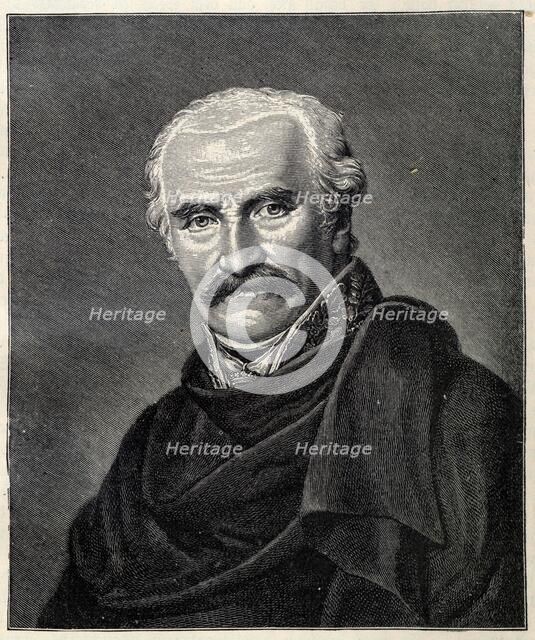 Portrait of Gebhard Leberecht von Blücher, Prince of Wahlstatt (1742-1819). Creator: Gröger, Friedrich Carl (1766-1838).