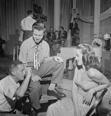 Portrait of Gene Williams, Fran Warren, Willie Wechsler, Micky Folus...Beautiful Doll, N.Y., 1947. Creator: William Paul Gottlieb