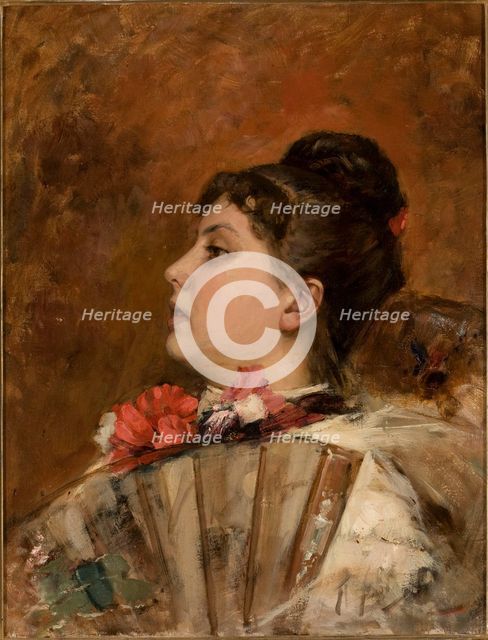 Portrait of General Tatyana Petrovna Babtsenko, 1889. Creator: Paul Alexander Svedomsky.