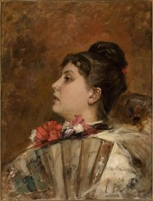 Portrait of General Tatyana Petrovna Babtsenko, 1889. Creator: Paul Alexander Svedomsky