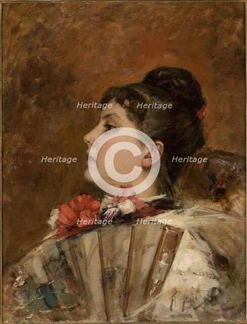 Portrait of General Tatyana Petrovna Babtsenko, 1889. Creator: Paul Alexander Svedomsky.