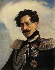 Portrait of General Vasili Alexeyevich Perovsky 1836, (1965). Creator: Karl Briullov