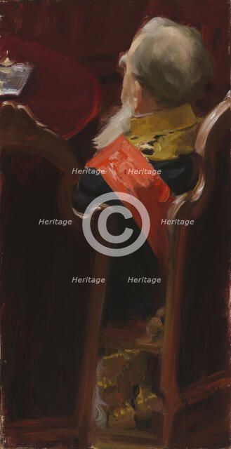 Portrait of General Wischniakoff, c1900s. Creator: Boris Mikhajlovich Kustodiev.