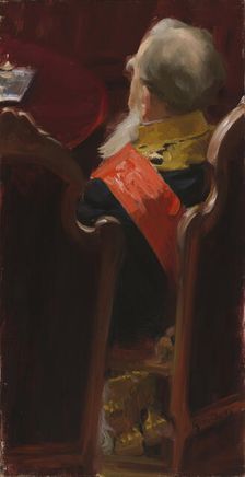 Portrait of General Wischniakoff, c1900s. Creator: Boris Mikhajlovich Kustodiev