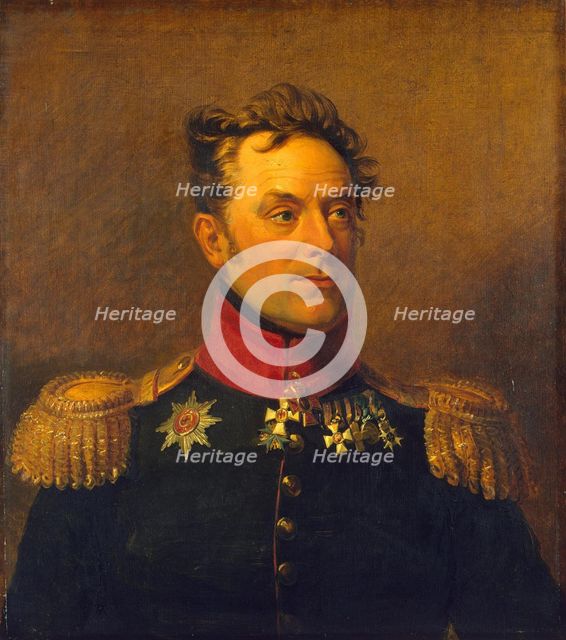Portrait of General Yermolay Fyodorovich Kern (1765-1841), before 1825.