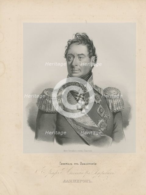 Portrait of General Alexandre Andrault de Langeron (1763-1831).