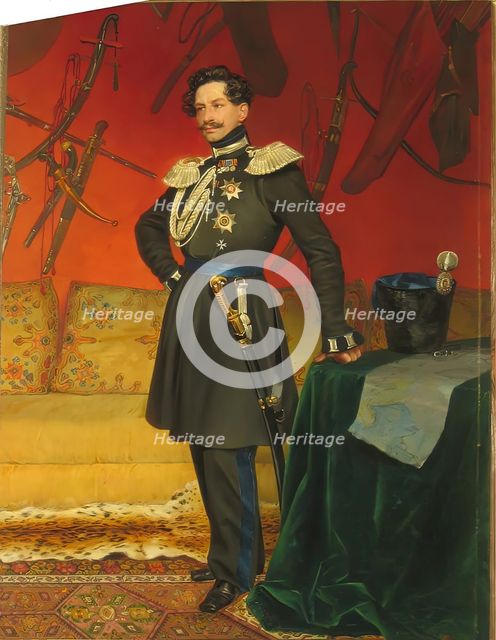 Portrait of General Count V.?.Perovsky, 1839. Creator: Vasily Raev.