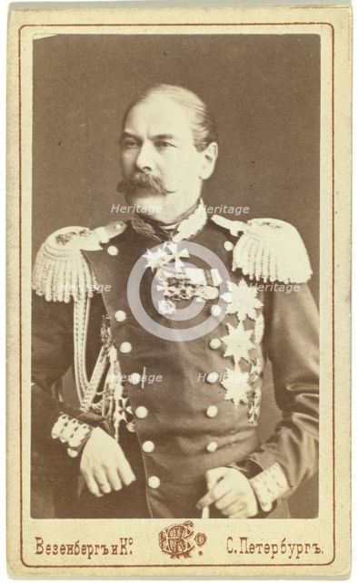 Portrait of General Count Eduard Ivanovich Totleben (1818-1884).