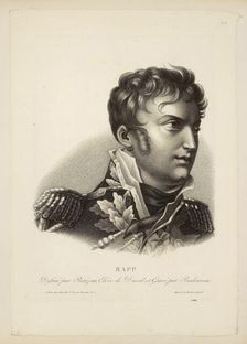 Portrait of General Count Jean Rapp (1772-1821). Creator: Badoureau, Jean-François (ca 1789-1822)