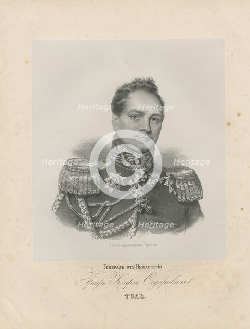 Portrait of General Count Karl Wilhelm von Toll (1777-1842).