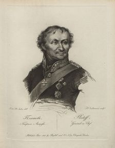 Portrait of General Count Matvei Ivanovich Platov (1757-1818), 1813