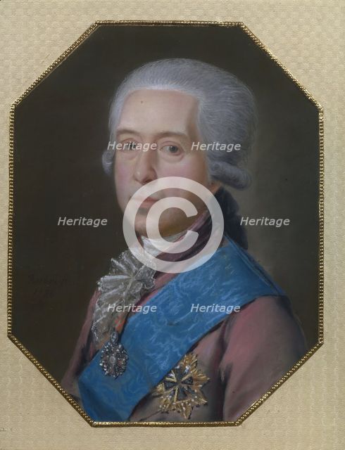 Portrait of General Count Mikhail Mikhaylovich Golitsyn (1731-1806), 1786. Artist: Bardou, Johann (active 1775-1788)