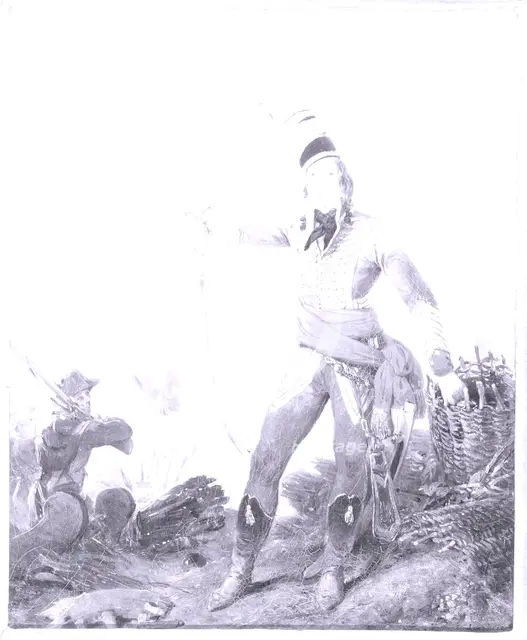 Portrait of General François Marceau des Graviers (1769-1796), c1830. Creator: Jean Baptiste Le Prince.