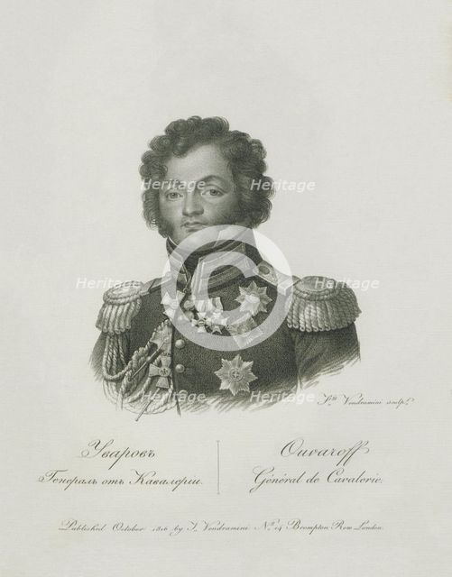 Portrait of General Fyodor Petrovich Uvarov (1773-1824), 1813.