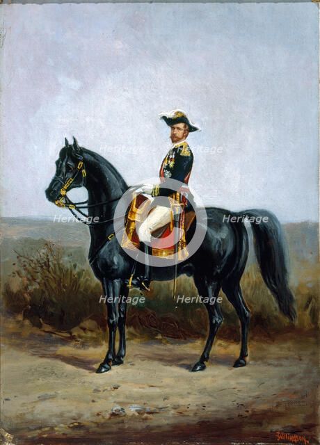 Portrait of General Georges Boulanger (1837-1891), c. 1880. Creator: Williamson, John (1826-1885).