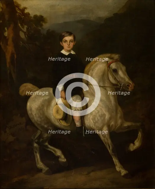 Portrait of General Hauke's Son, 1859. Creator: Juliusz Kossak.