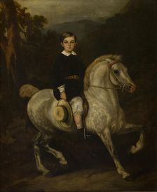 Portrait of General Hauke's Son, 1859. Creator: Juliusz Kossak