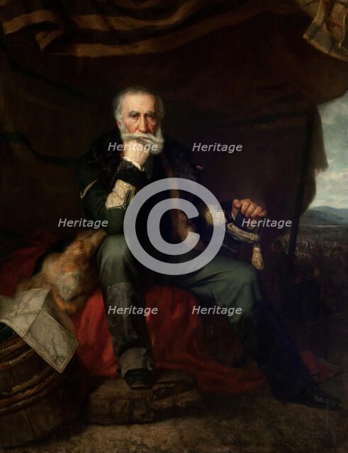 Portrait of General Henryk Dembinski, 1852. Creator: Henryk Rodakowski.