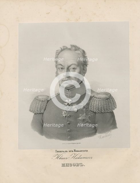 Portrait of General Ivan Nikitich Inzov (1768-1845).