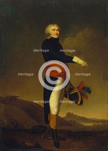 Portrait of General J.-B. Kleber, 1794. Creator: Louis Leopold Boilly.