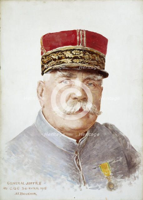 Portrait of General Joseph Joffre (1852-1931), 1915. Creator: Unknown.