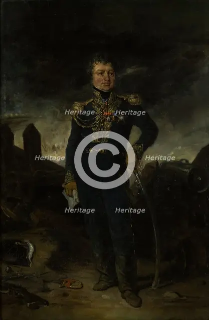 Portrait of General Joseph-Leopold Sigisbert Hugo. Creator: Eugene Deveria.