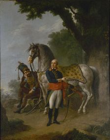 Portrait of General Joseph Marie Servan de Gerbey (1741-1808), c. 1800. Creator: Lafitte, Louis (1770-1828)
