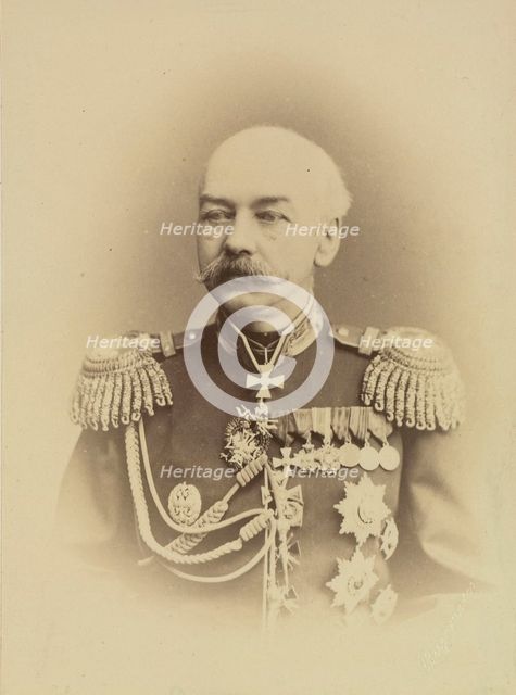Portrait of General Konstantin Petrovich von Kaufman (1818-1882), c. 1874.