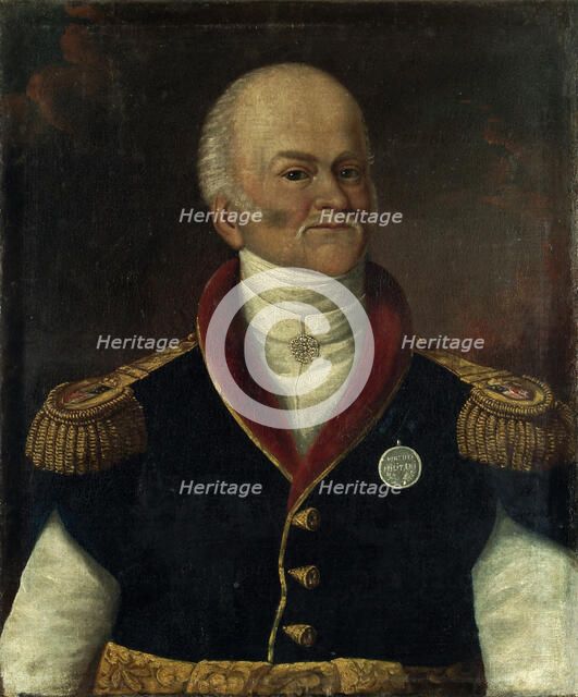 Portrait of General Ksawery Franciszek Krasicki (1774–1844), 1830-1840s. Artist: Anonymous  