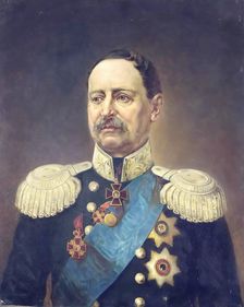 Portrait of General-Lieutenant F.F. Beger, 1892. Creator: Apolinary Horawski