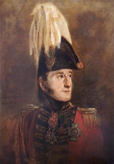 Portrait of General Lord Edward Somerset, British soldier, 1821. Artist: Jan Willem Pieneman