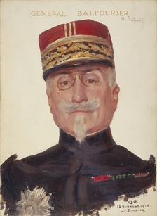 Portrait of General Maurice Balfourier (1852-1933), 12–11–1916. Creator: Joseph Felix Bouchor