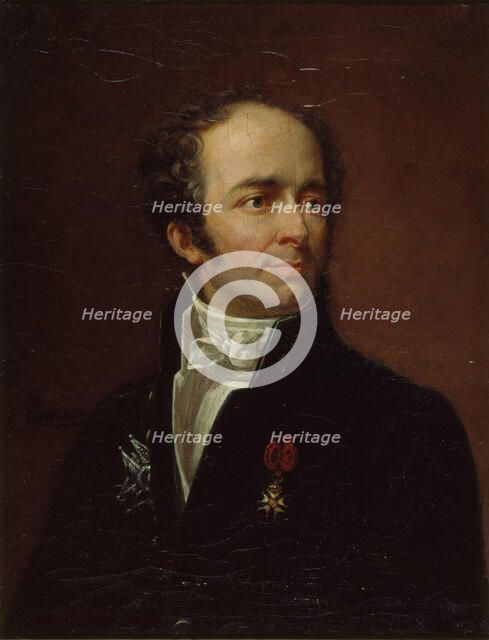 Portrait of General Maximilien Foy (1775-1825) , ca 1820. Creator: Vigneron, Pierre Roch (1789-1872).