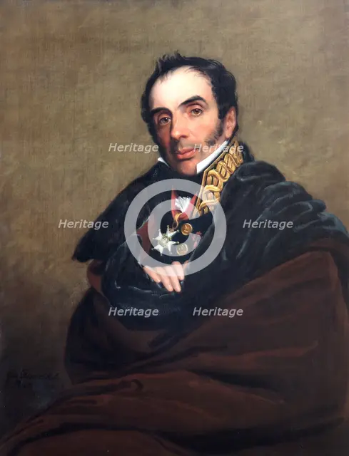 Portrait of General Miguel Ricardo da Alava, Spanish soldier, 1818.  Artist: George Dawe.