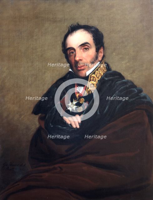 Portrait of General Miguel Ricardo da Alava, Spanish soldier, 1818.  Artist: George Dawe.