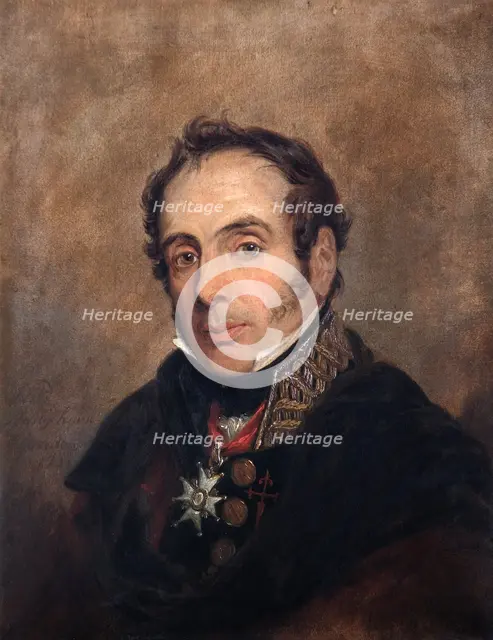Portrait of General Miguel Ricardo da Alava, Spanish soldier, 1821. Artist: Jan Willem Pieneman.