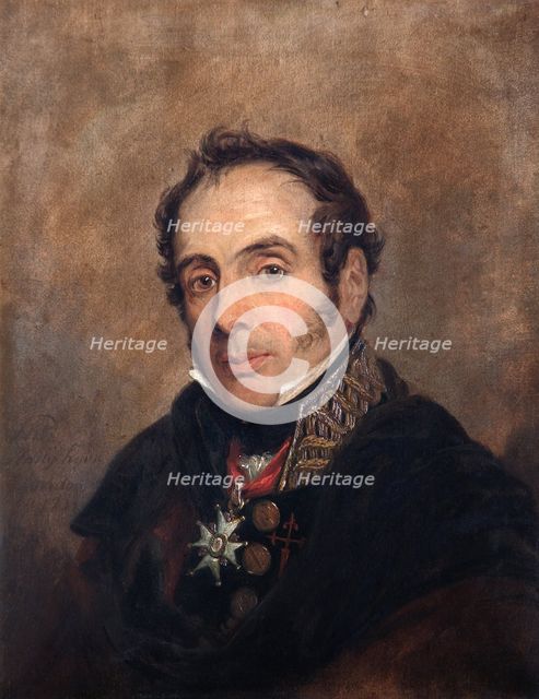 Portrait of General Miguel Ricardo da Alava, Spanish soldier, 1821. Artist: Jan Willem Pieneman.