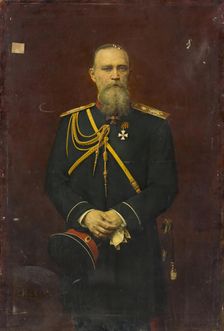Portrait of General Mikhail Chertkov, 1889. Creator: Georges Becker