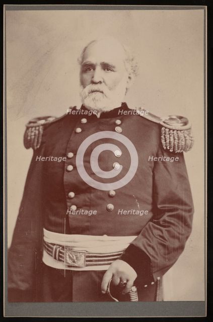 Portrait of General Montgomery C. Meigs (1816-1892), Before 1892. Creator: Unknown.